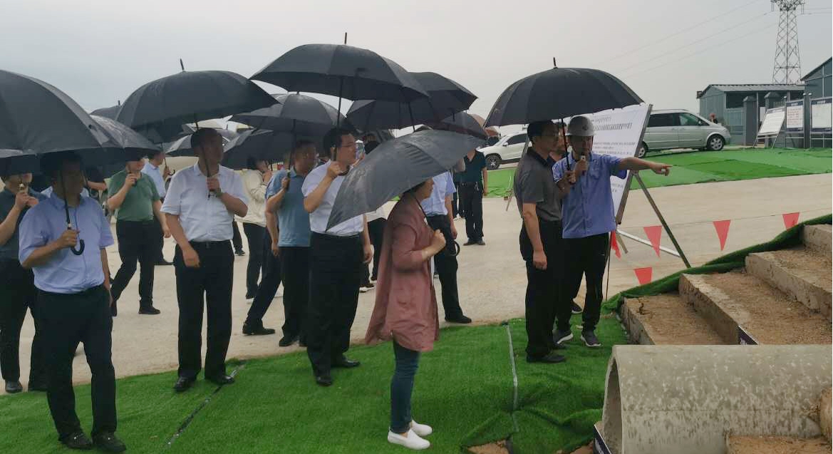 忻州市委书记一行到山西建投四建集团投资门徒娱乐的代县生态文化旅游园区基础设施PPP项目调研